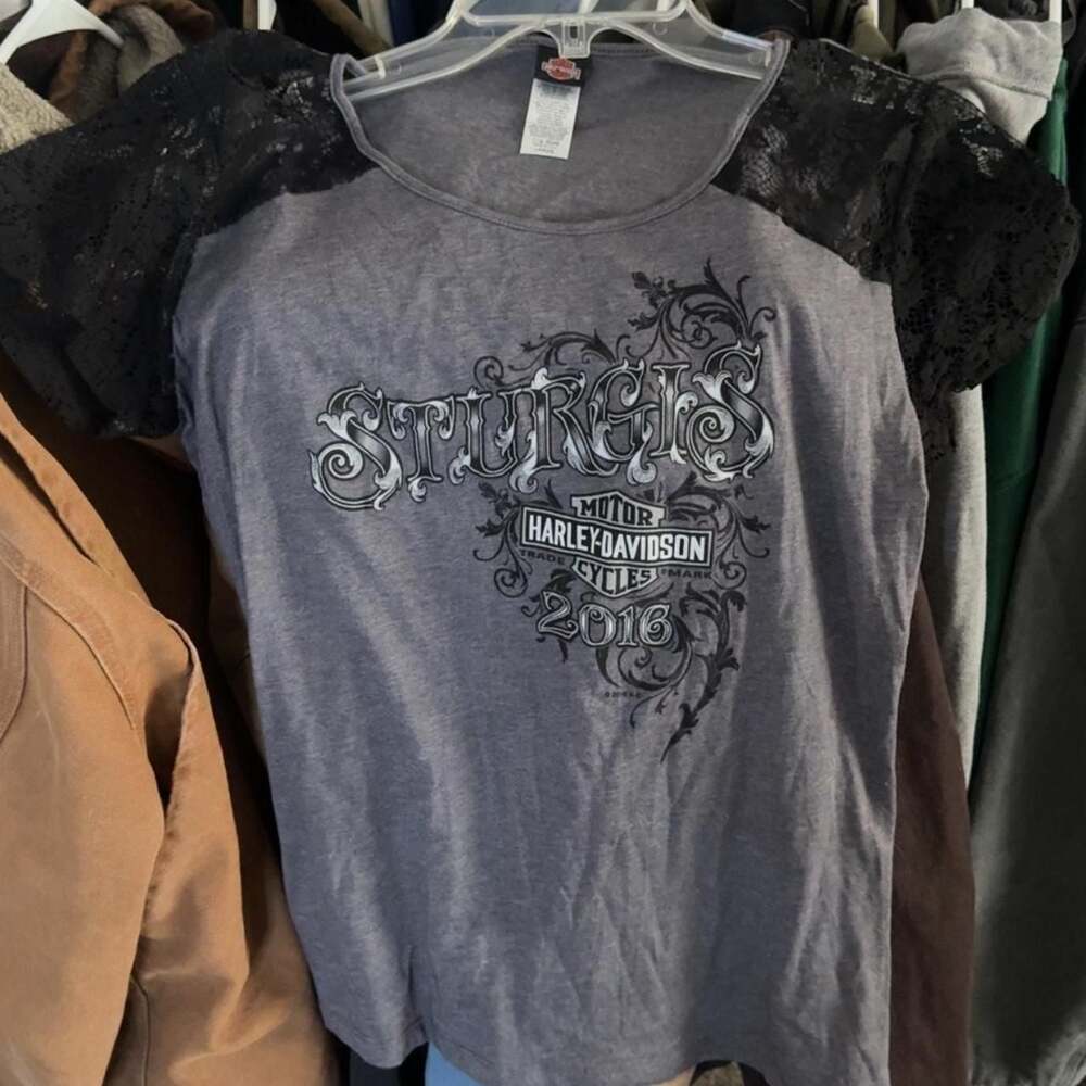 Harley-Davidson Sturgis 2016 Lace Sleeve Top